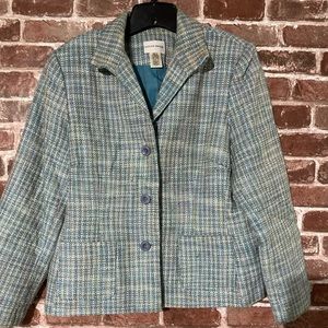 Jaclyn smith blazer, light blue sz 18